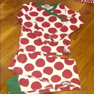 EUC HANNA ANDERSSON Christmas Pajama Set Sz 4